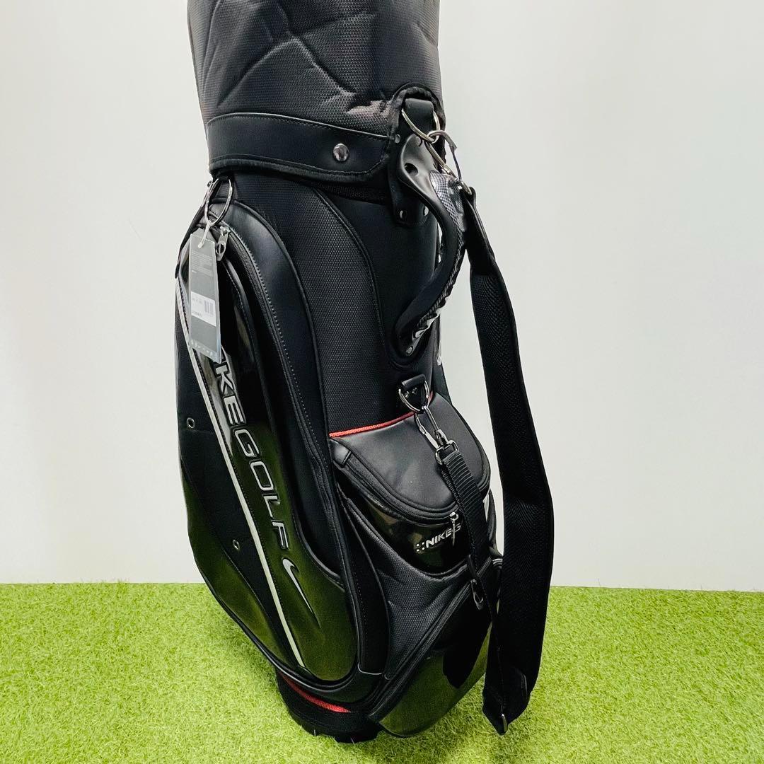 新品 未使用 NIKE ブラック キャディバッグ ゴルフ ナイキ メンズ