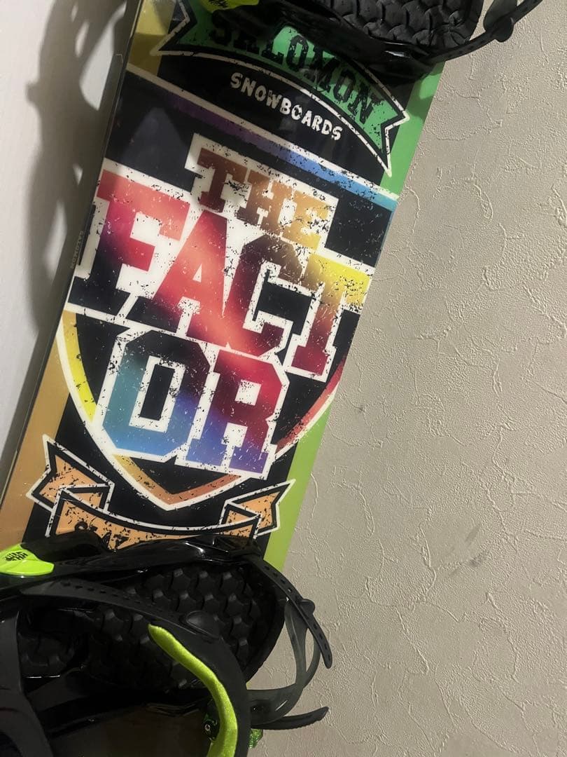 新古ボードセット！中級者になったらコレ！SALOMON factor 156cm