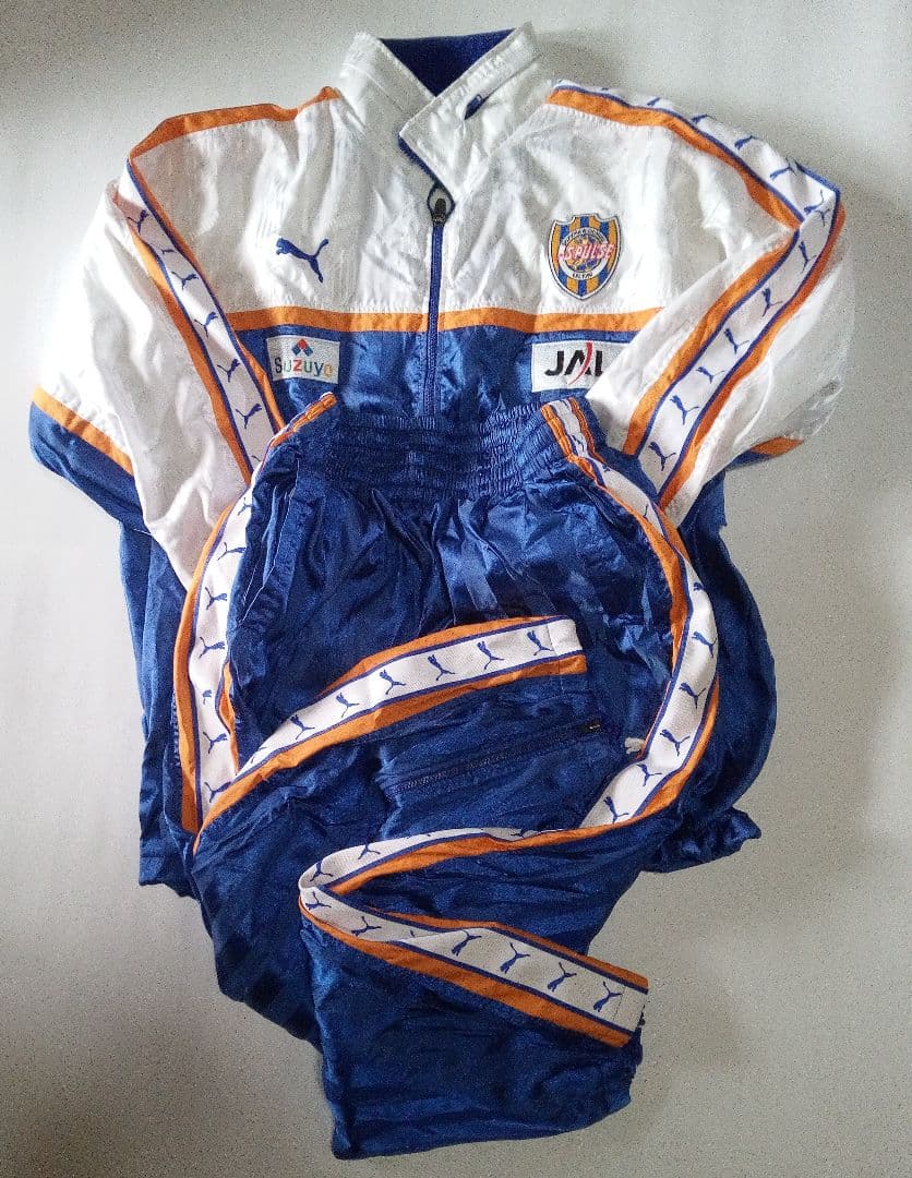 清水エスパルス Puma ウィンドブレーカー 上下セット トップスXO