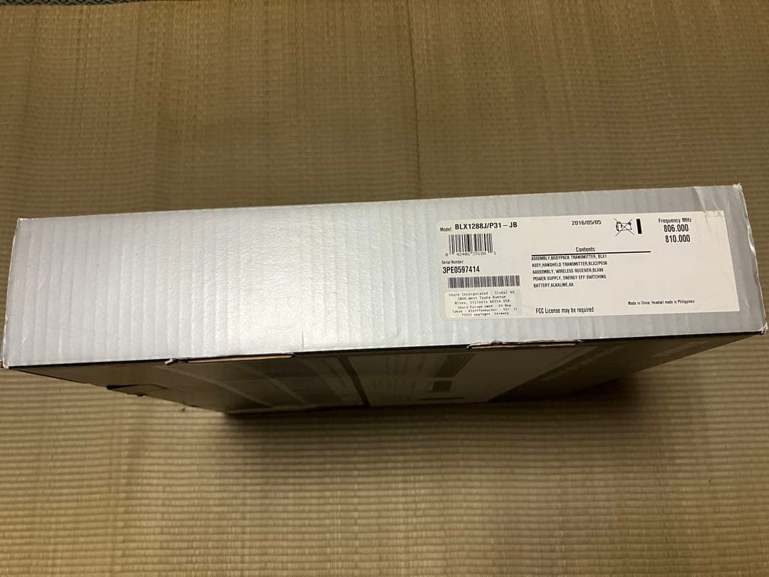 配信機器・PA機器・レコーディング機器 Shure BLX Wireless System PG58 PGA31