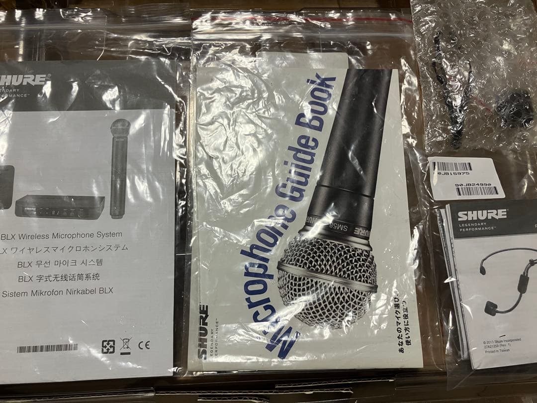 配信機器・PA機器・レコーディング機器 Shure BLX Wireless System PG58 PGA31