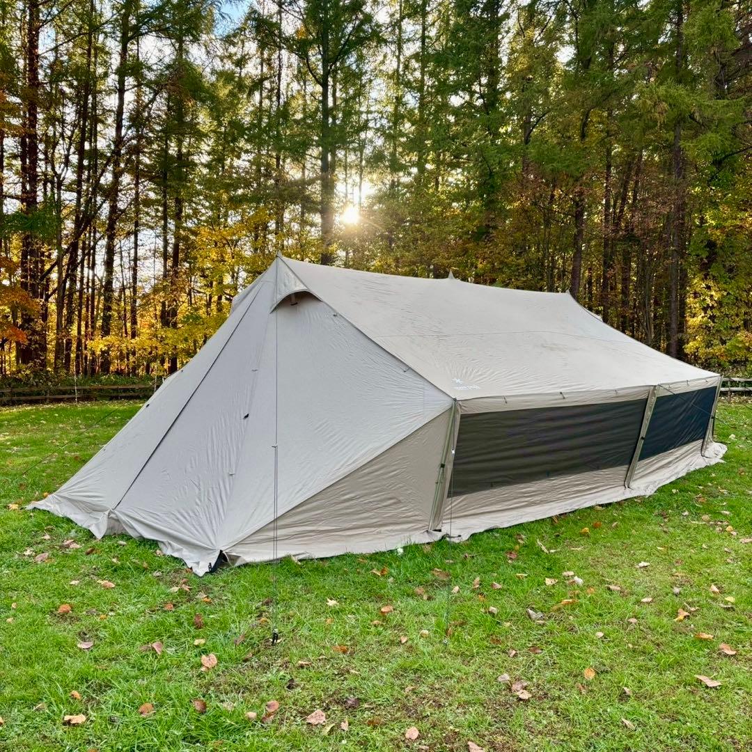 美品 レア 希少 スノーピンク グランベルクL 付属品は新品 大型幕 シェルター