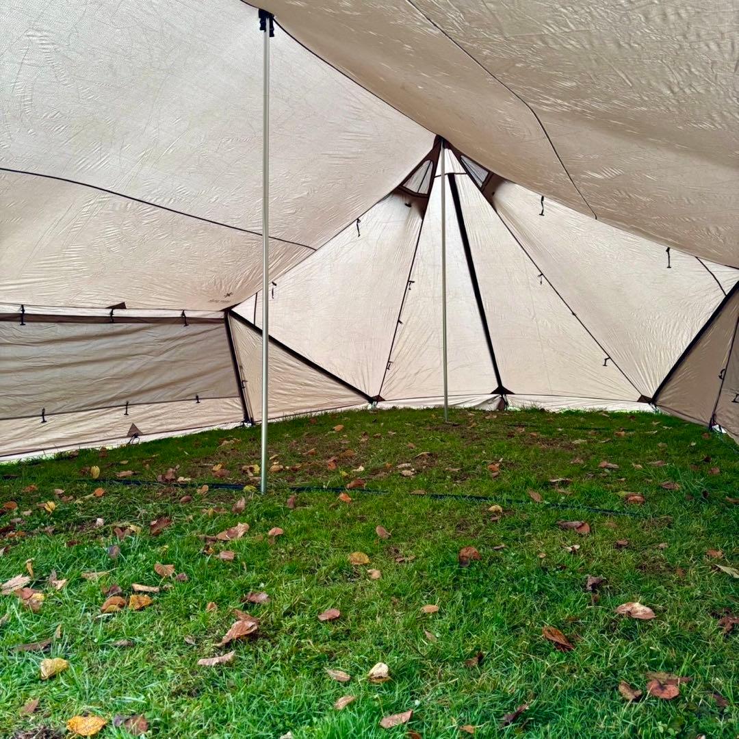 美品 レア 希少 スノーピンク グランベルクL 付属品は新品 大型幕 シェルター