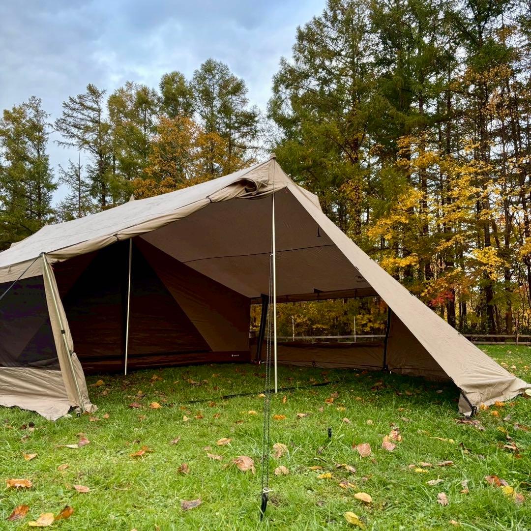 美品 レア 希少 スノーピンク グランベルクL 付属品は新品 大型幕 シェルター