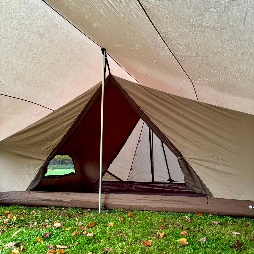 美品 レア 希少 スノーピンク グランベルクL 付属品は新品 大型幕 シェルター