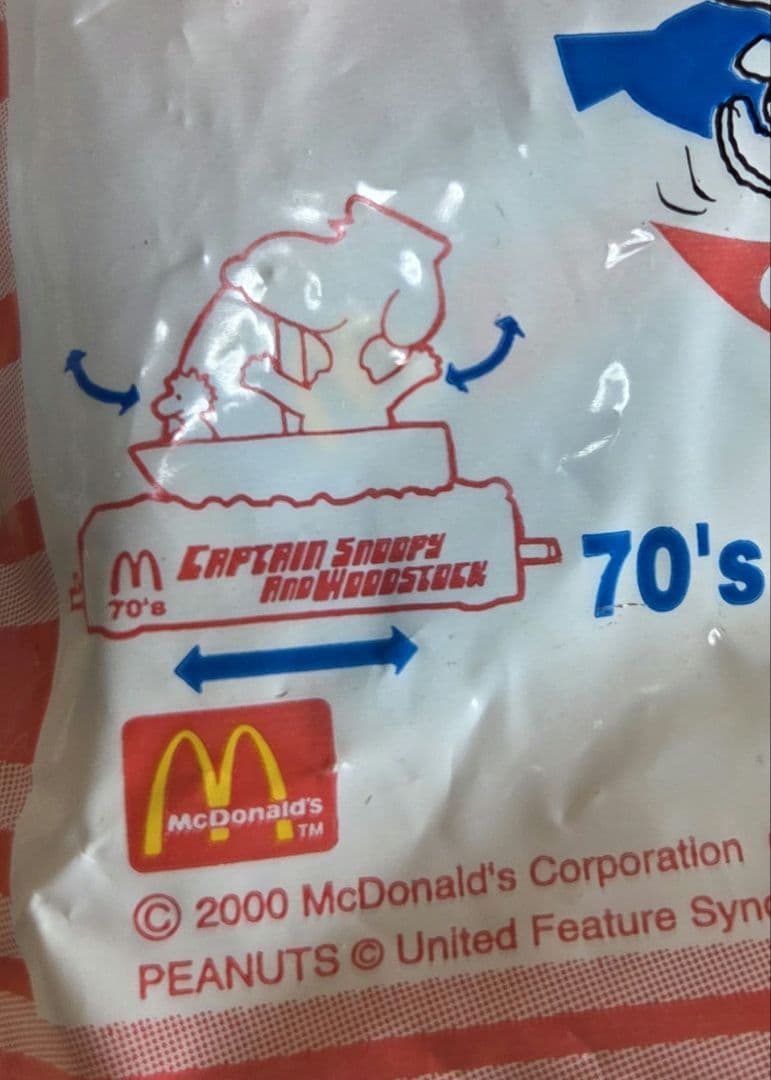 非売品未開封　2000マクドナルド PEANUTSスヌーピー8点フルコンプセット