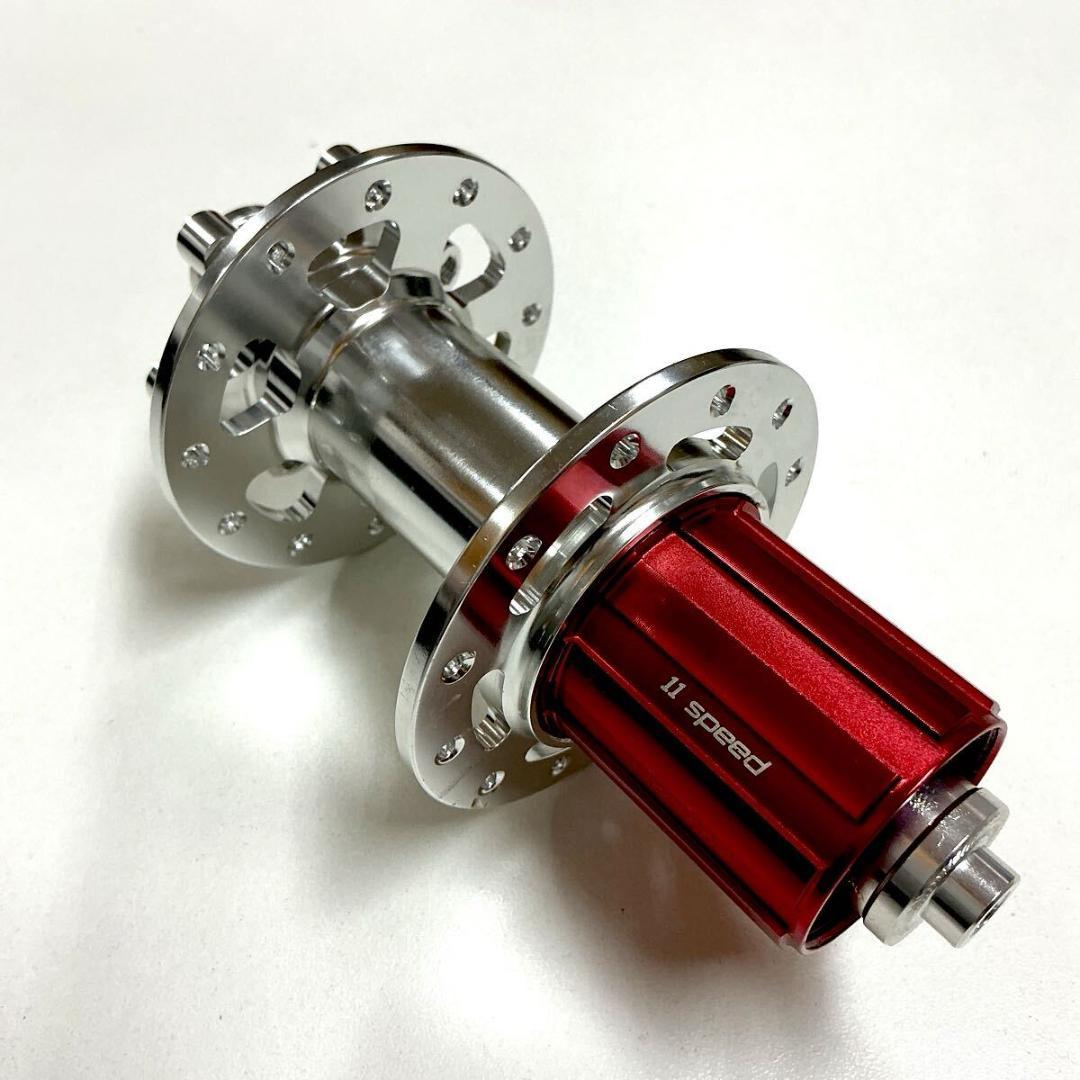 ディスクハブ 100/135mm　シルバー　シマノ11速用　超軽量　未使用新品