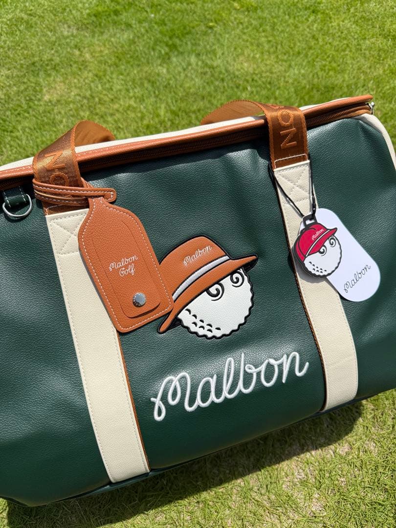 即日発送Malbon ゴルフバッグマルボンゴルフボストンバッググリーン