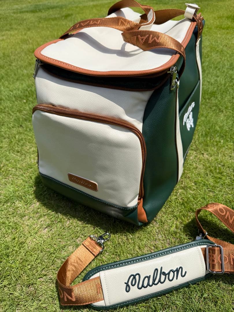 即日発送Malbon ゴルフバッグマルボンゴルフボストンバッググリーン