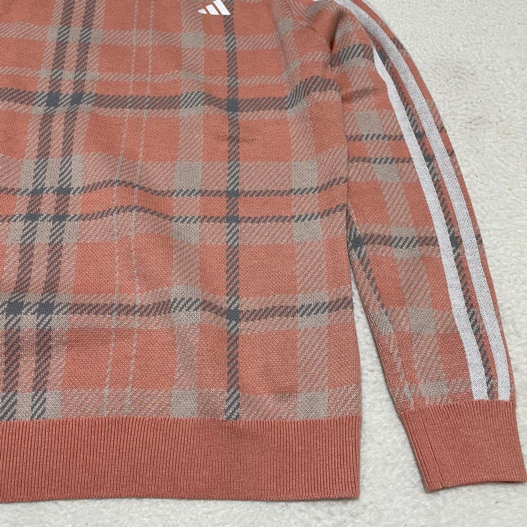 新品未使用【アディダスゴルフ】ニット　セットアップ　スカート　ピンク　M