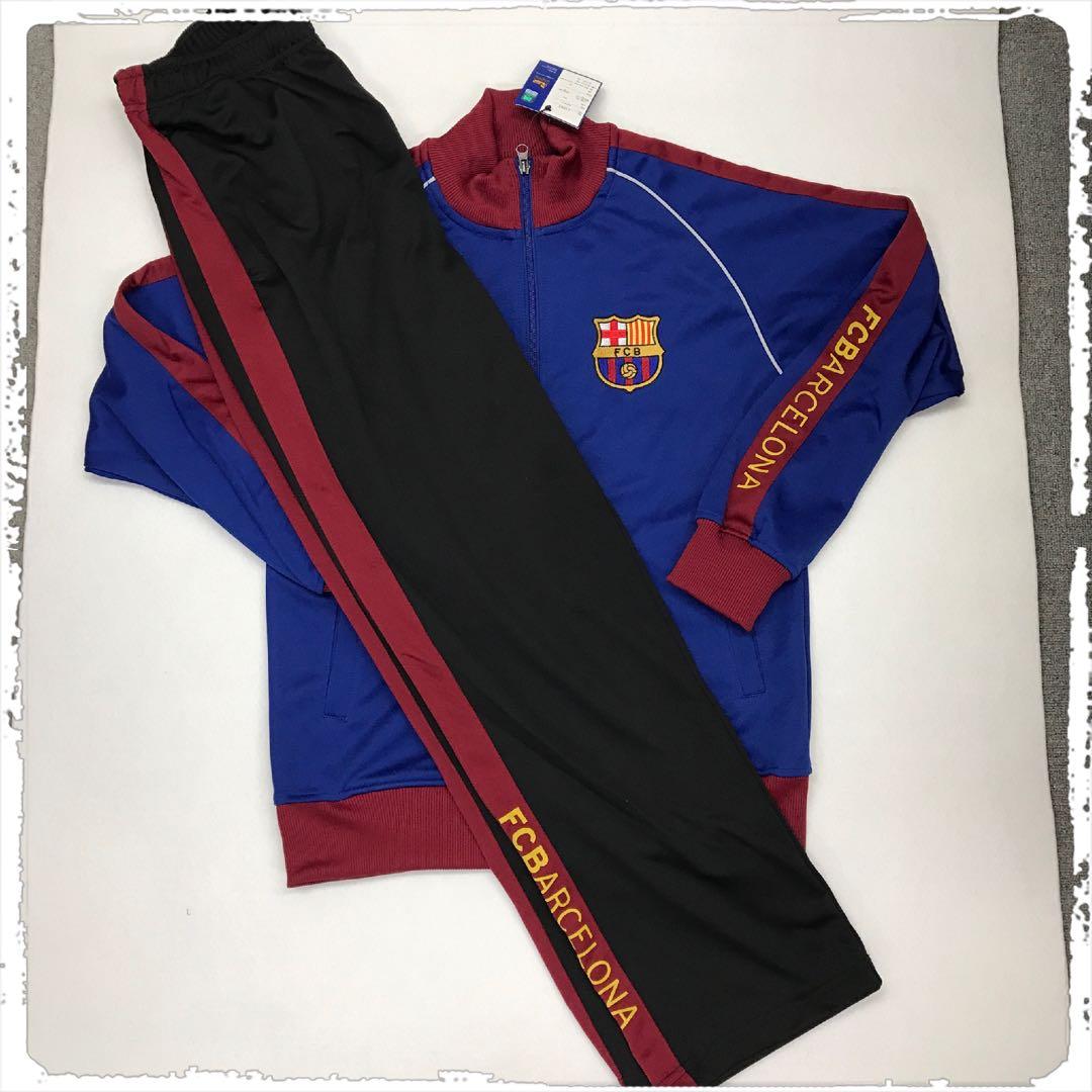 FCバルセロナ ジャージ上下セット トレーニングスーツ M