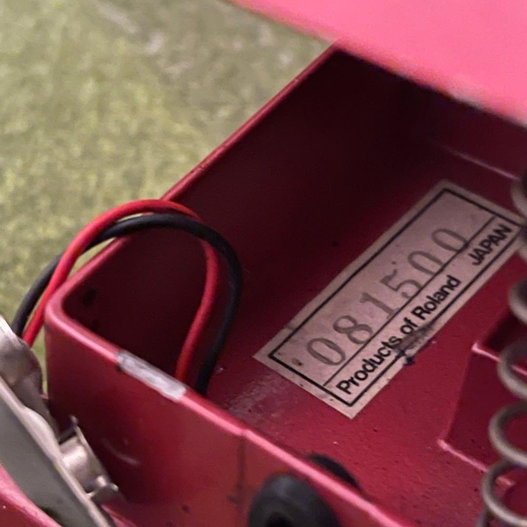 BOSS DM-2 初期 赤インク