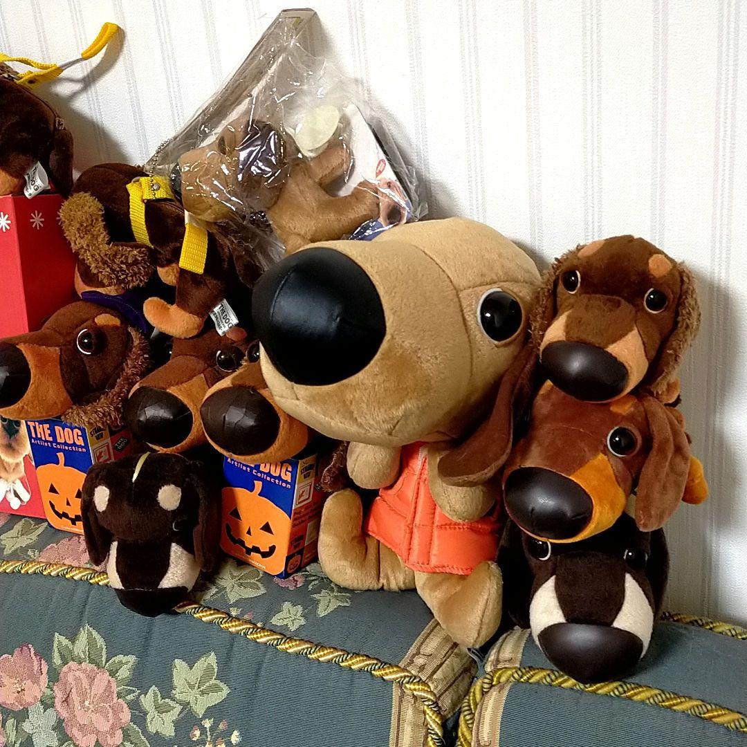 未使用★THE DOG ぬいぐるみ 12点セット クリスマスリース 全部ダックス