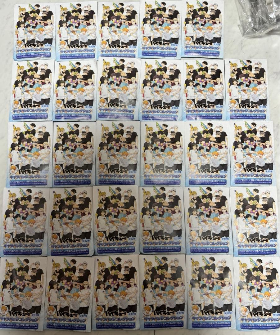 ハイキュー‼　水遊び　キャラバッジコレクション　缶バッジ　29個