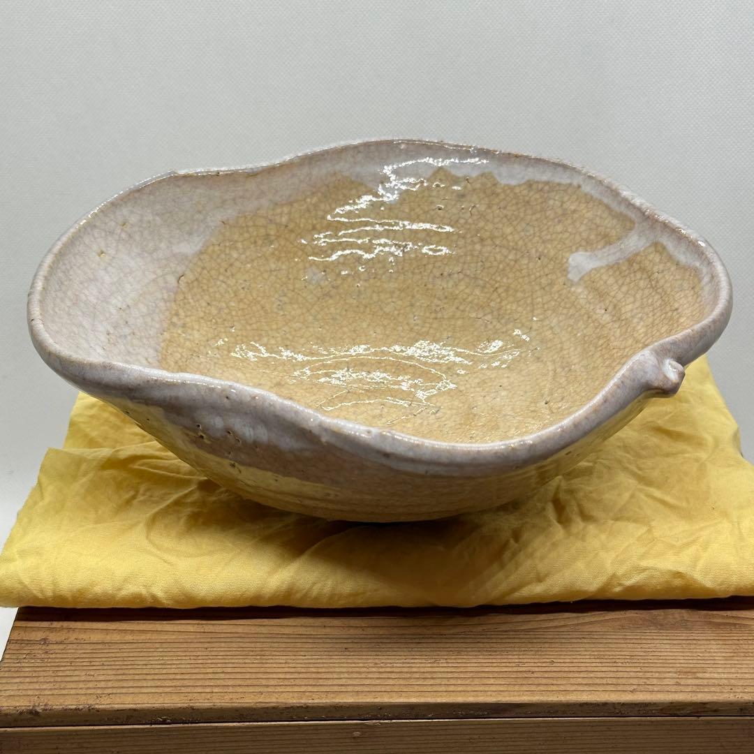 十代 坂高麗左衛門 萩 菓子器 鉢 共箱