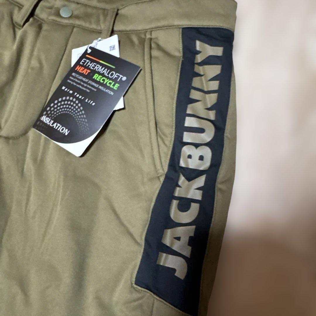 JACK BUNNY ゴルフパンツ冬ヒートテックオリーブ色