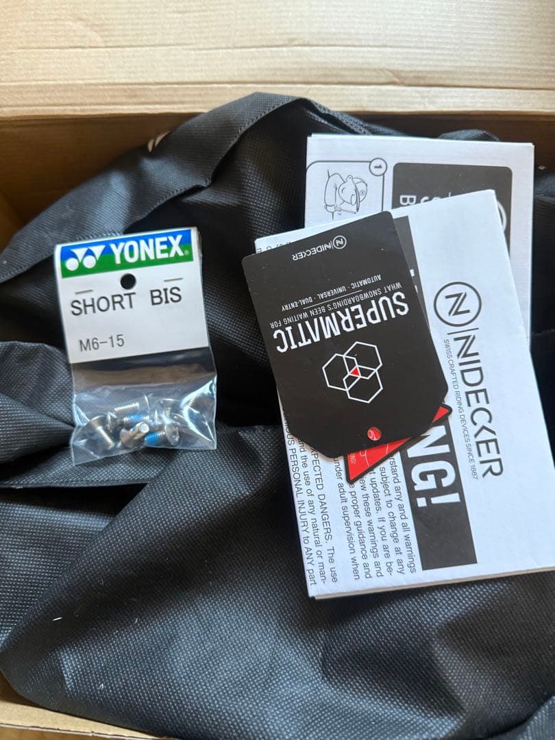 中古 Nidecker SUPERMATIC バインディング ブラック