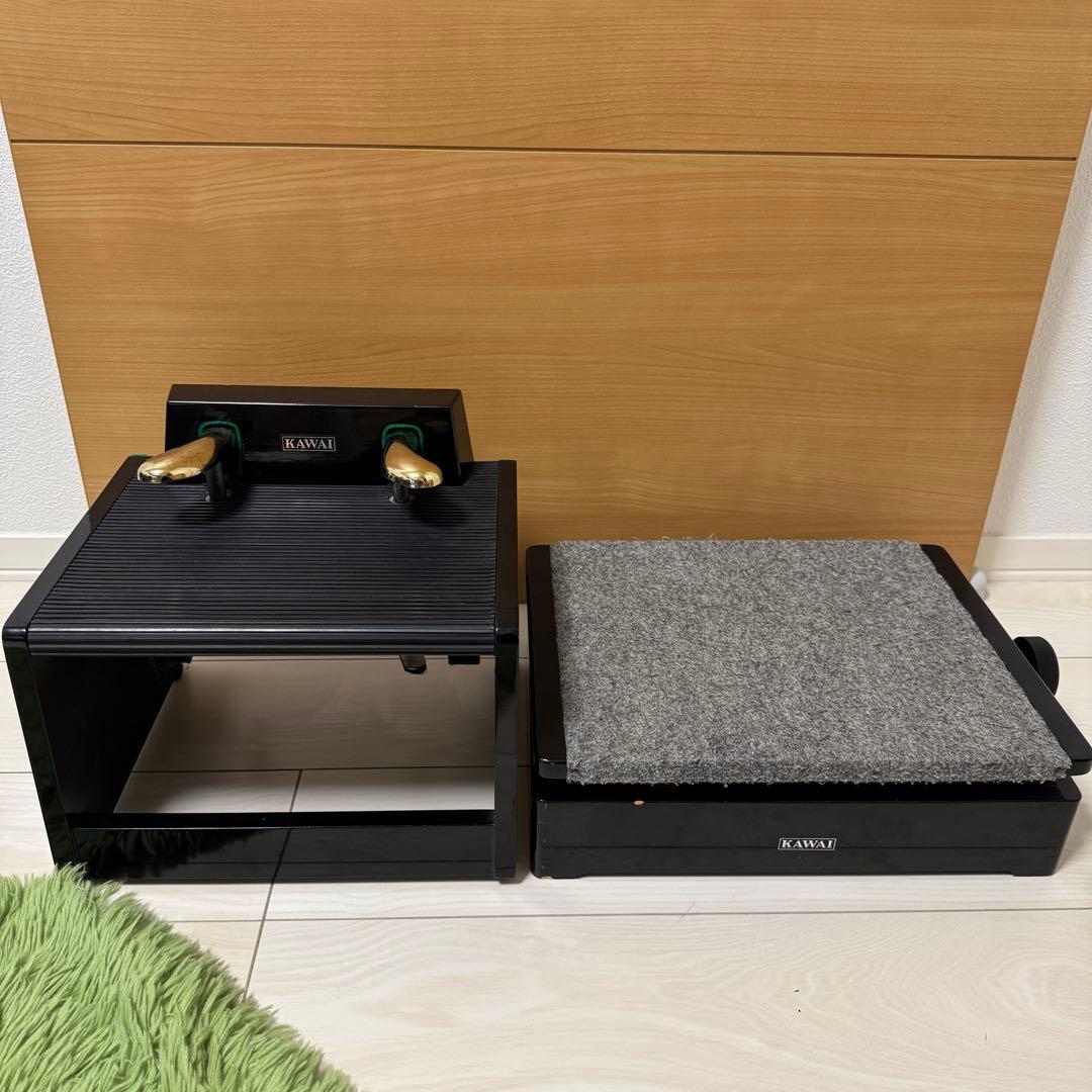 【セット売り】ピアノ補助ペダル+ピアノ補助台