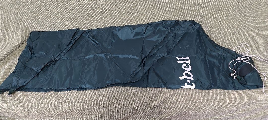 美品　mont-bell　ミニタープ　ダークグリーン　ポール付