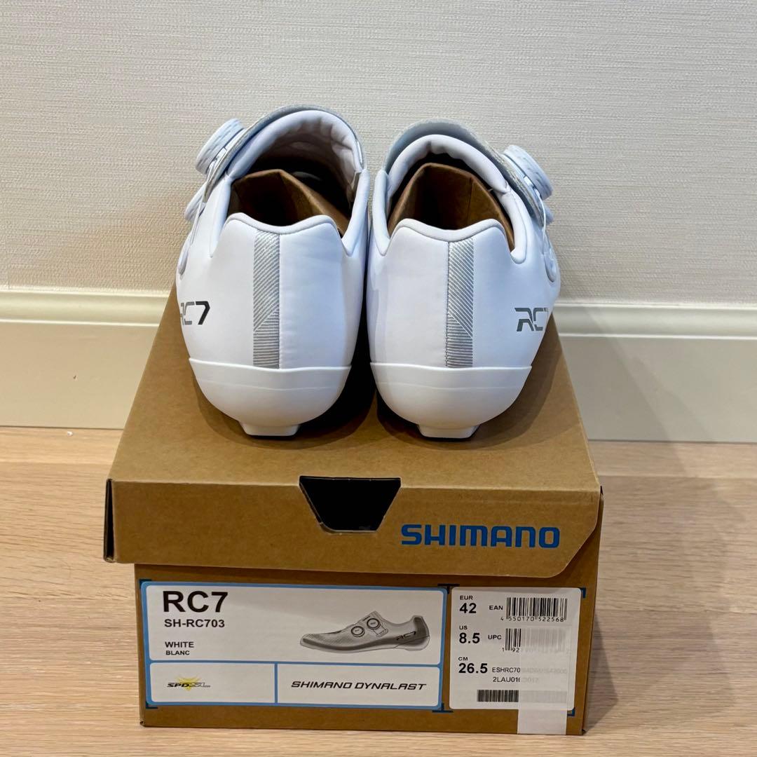 SHIMANO RC7 ホワイト シューズ　サイズ42
