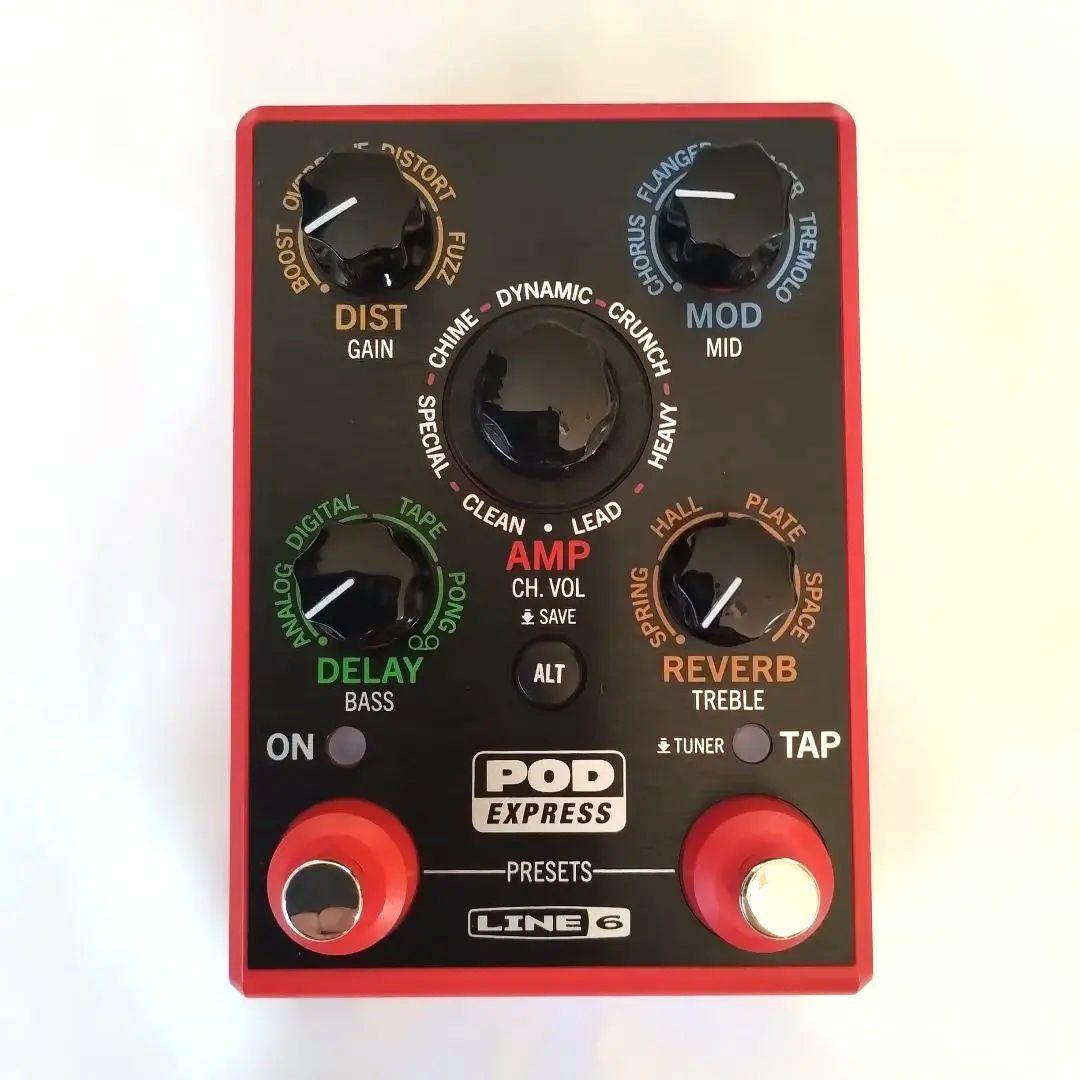 LINE 6 POD Express ギターエフェクター + 社外ACアダプター