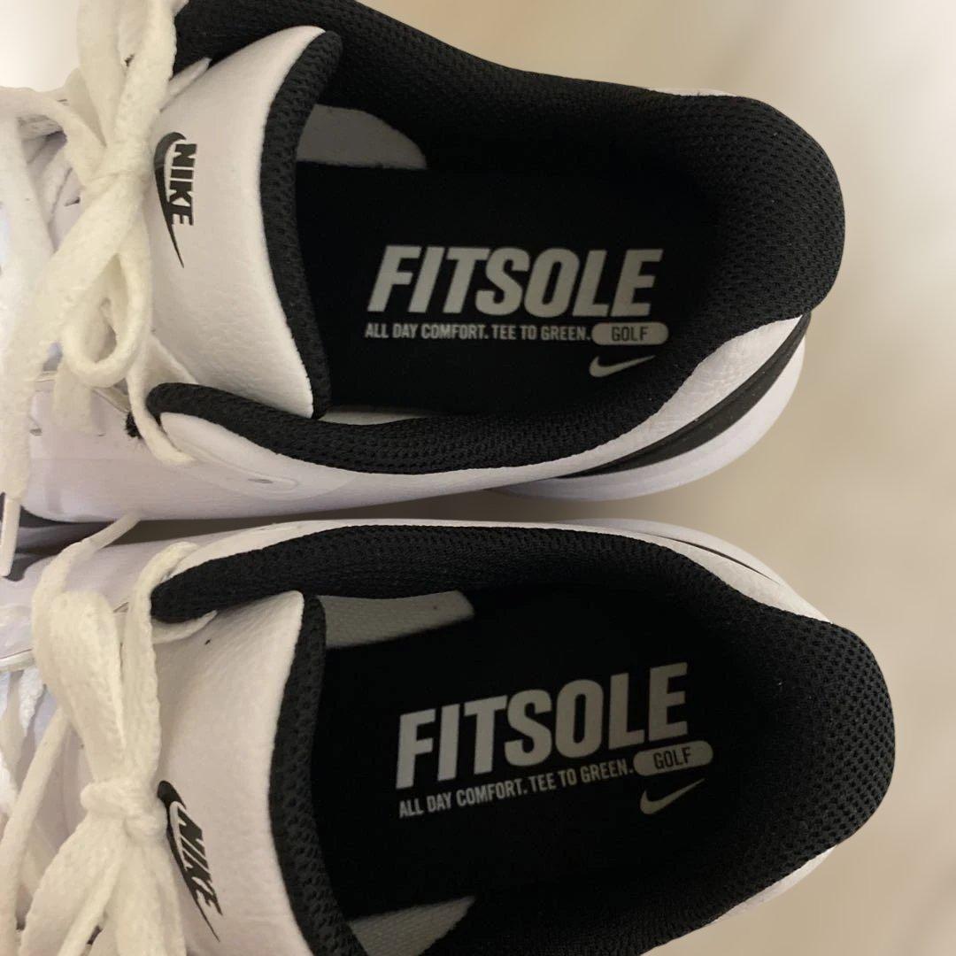 Nike FITSOLE ゴルフシューズ ホワイト/ブラック