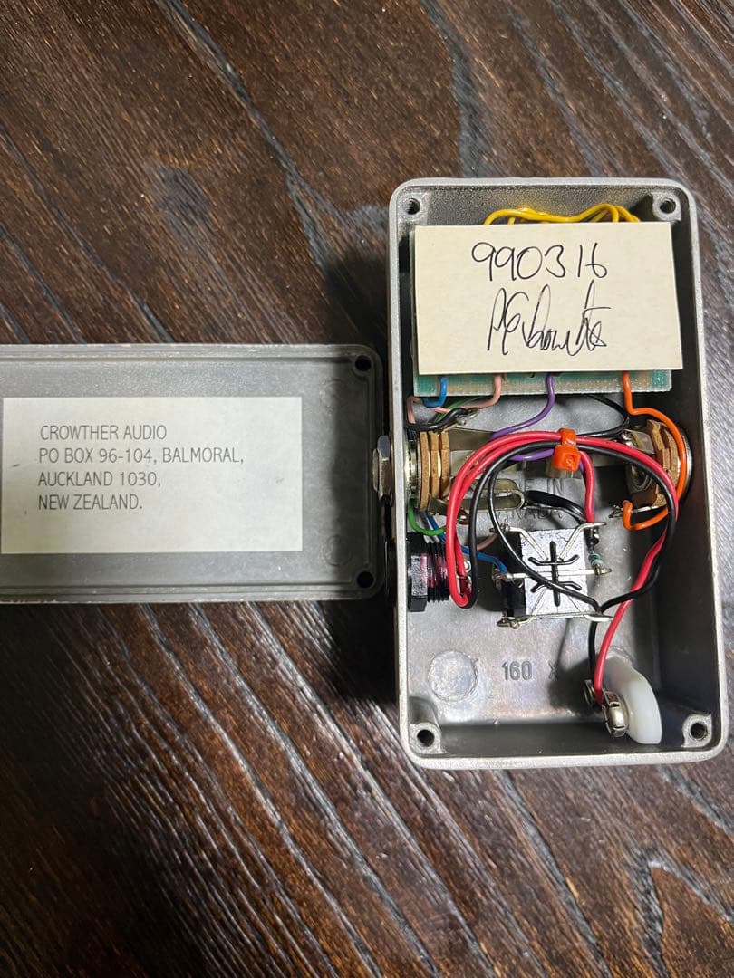 HOT CAKE ギターエフェクター 製作者直筆サイン入り