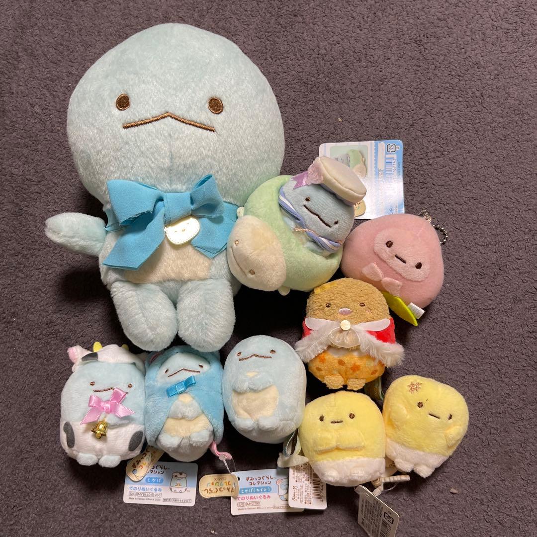 すみっコぐらし/てのりぬいぐるみ・ぬいぐるみ/新品タグ付き/まとめ売り