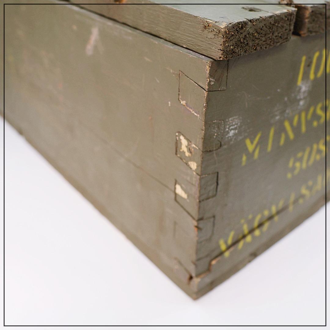 スウェーデン軍｜アンモボックス｜ BX181UN BOX 木箱 収納ケース