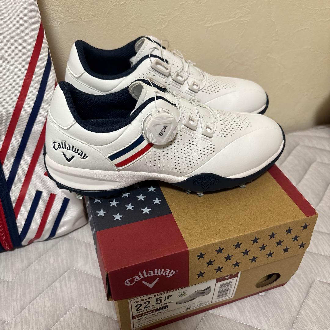 シューズ(女性用) Callaway AEROSPORT BOA 20H WWM 22.5 JP