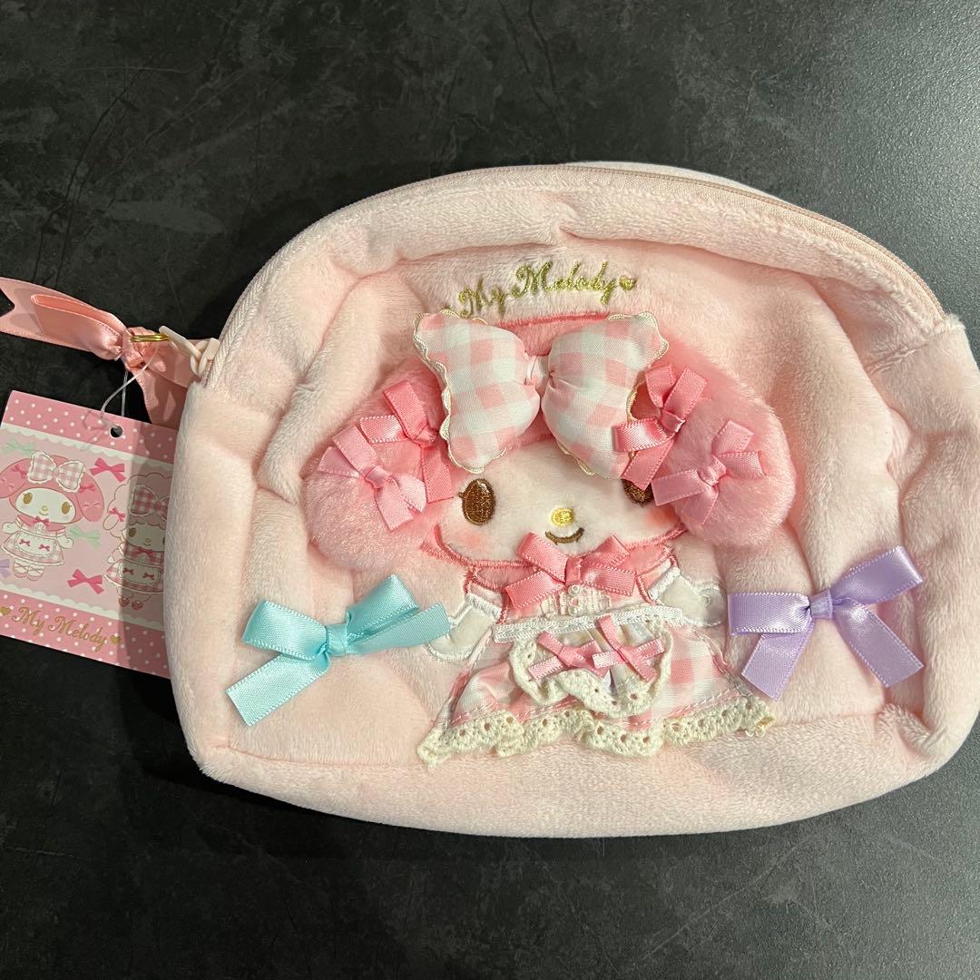 マイメロディ　マイスウィートピアノ　リボンでおそろ　ポーチ