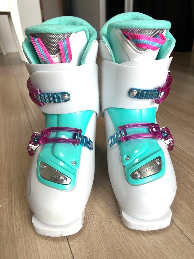 ジュニア　女の子　スキー3点セット　★スキー板&ブーツ&ポール