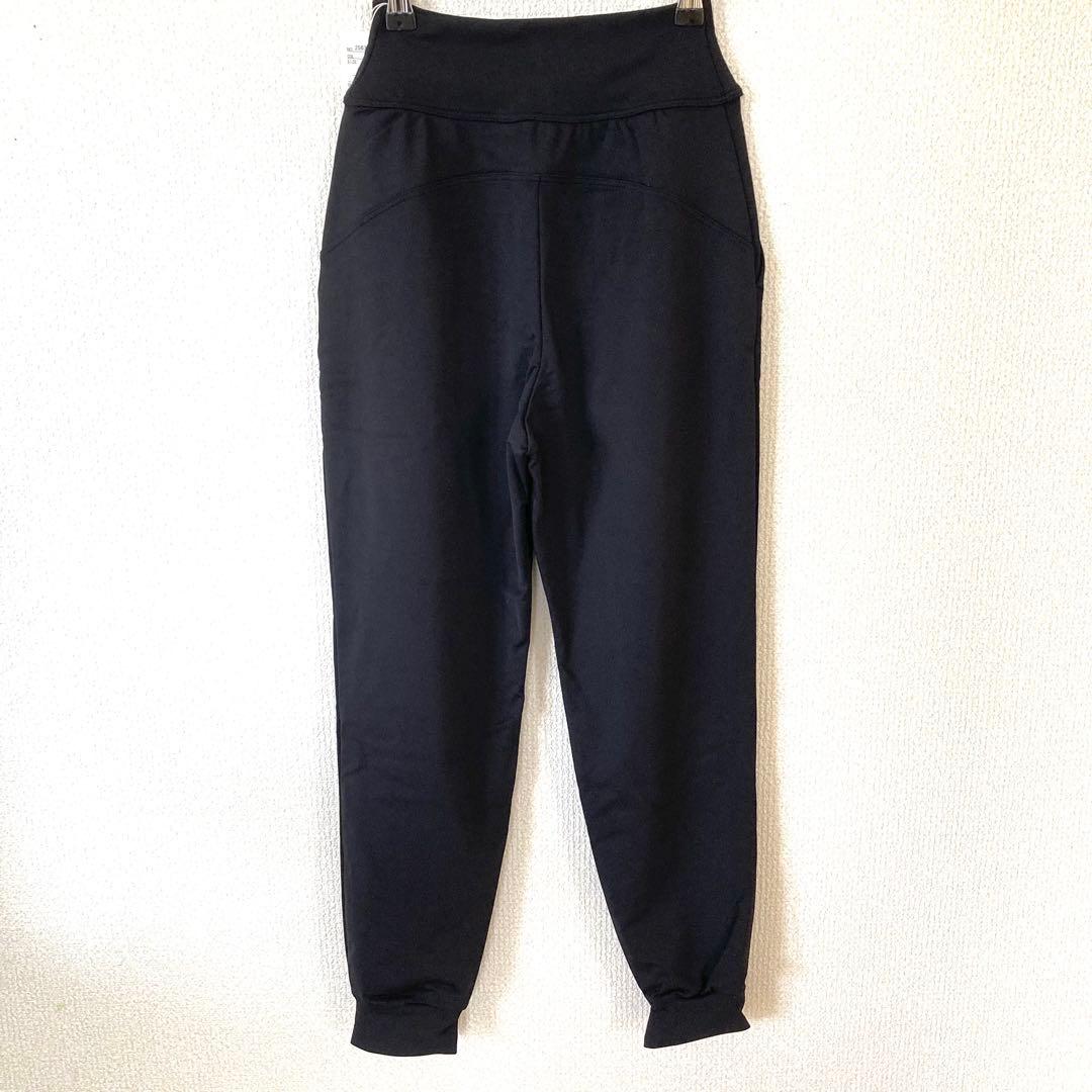 チャコット 微起毛パンツ S 黒 ヨガウェア ダンス ヨガパンツ ジョガーパンツ