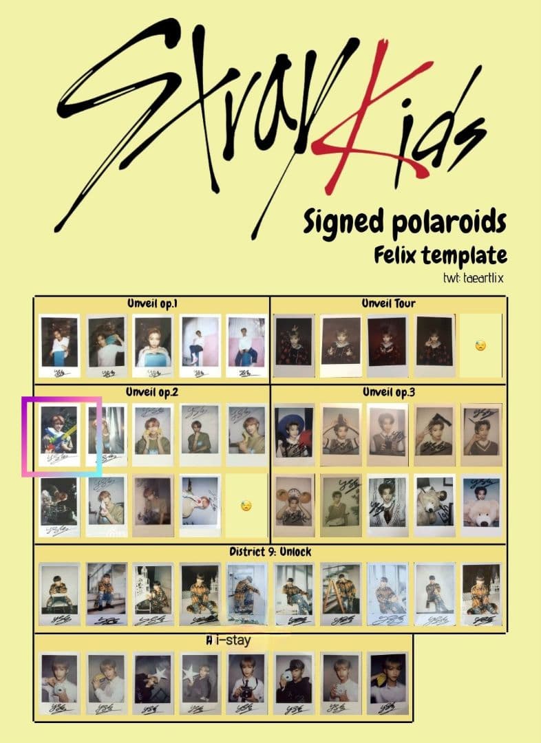 stray kids　フィリックス　unveil op2　I am who ポラ