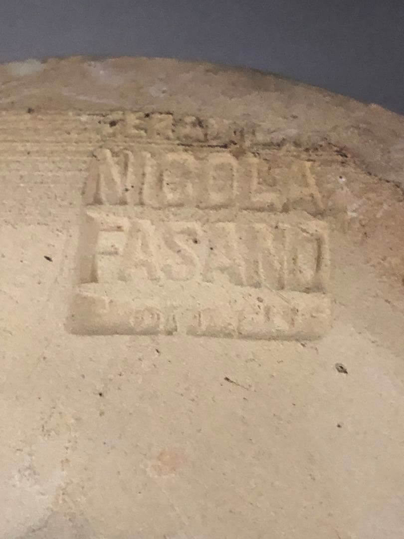 イタリア陶器　　両手花瓶