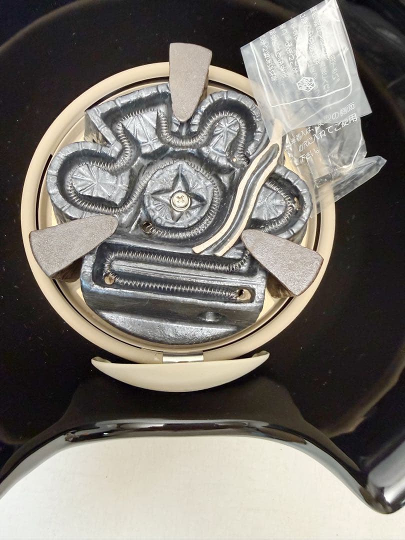 未使用 茶道具 黒真塗 紅鉢型 野々田商店製 電熱器 元箱