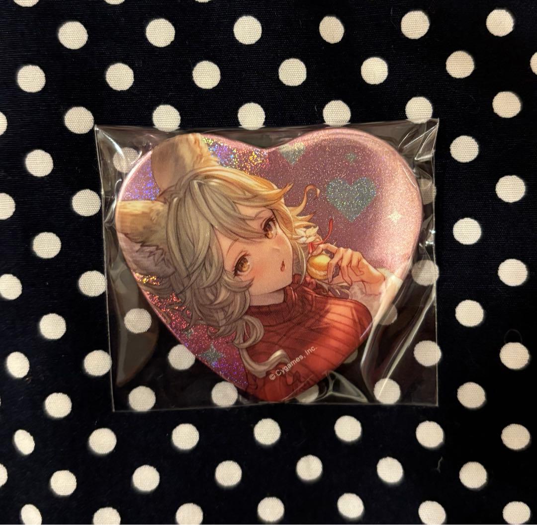 グラブル ハート型缶バッジ セン 62点