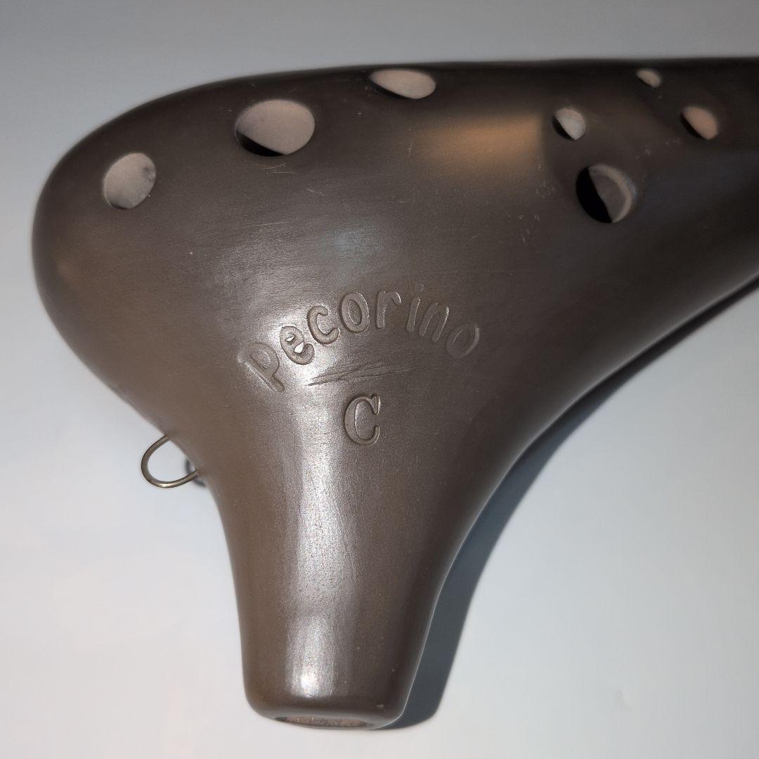 Pecorino オカリナ アルトC 入手困難品 新品ブラウン陶器製 オカリナ