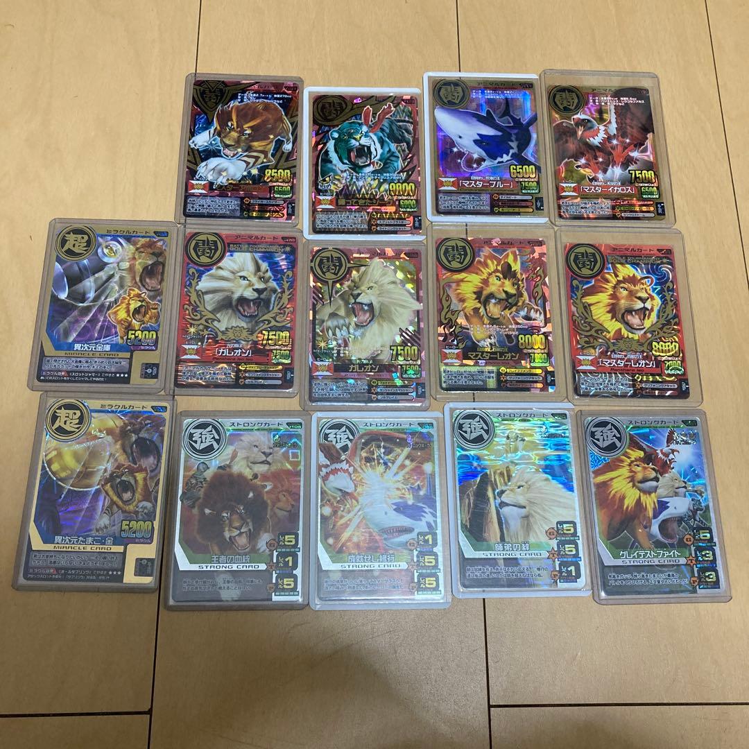 アニマルカイザーレアカード14枚