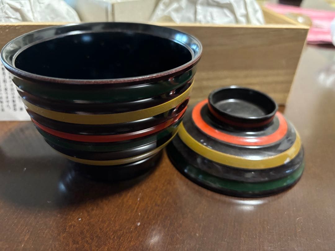 吸物椀 漆器 こま 5個入り