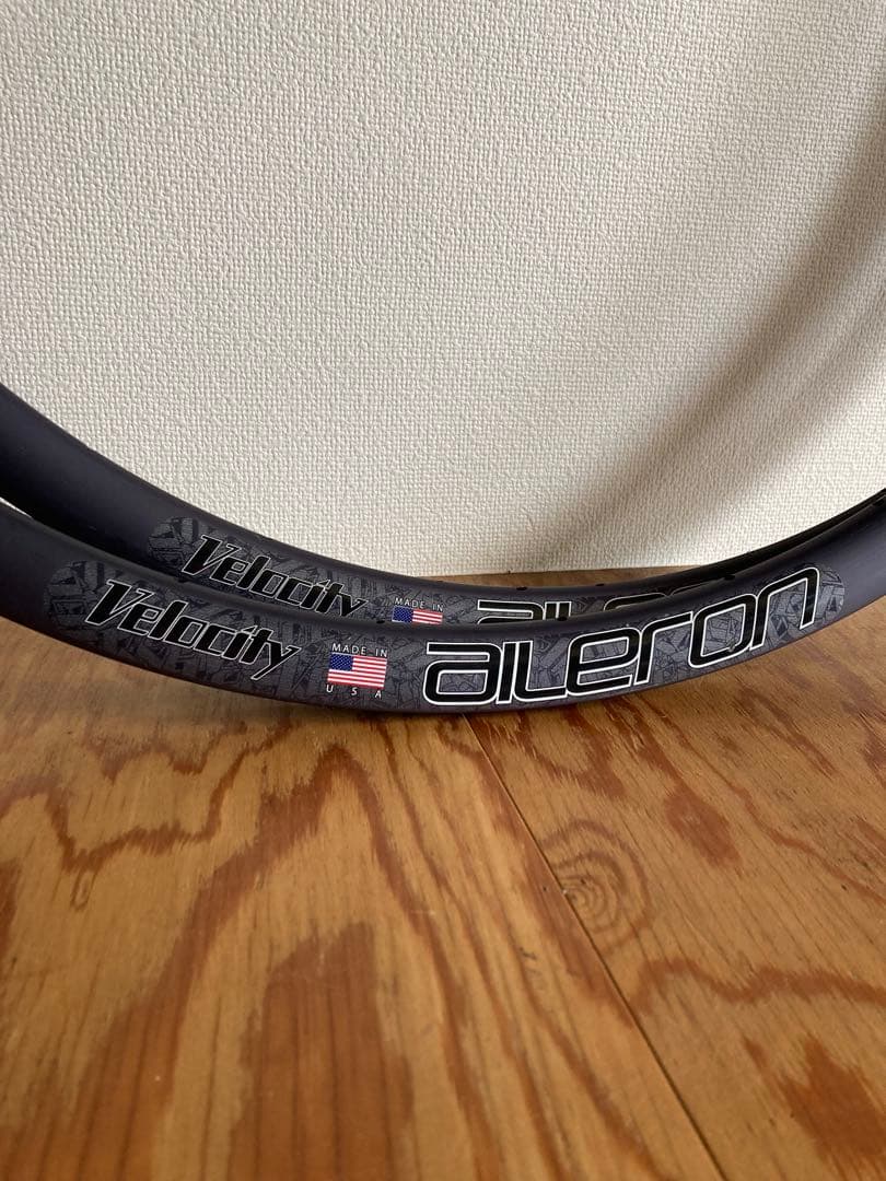 Velocity Aileron リム 2本セット black 700c 28H