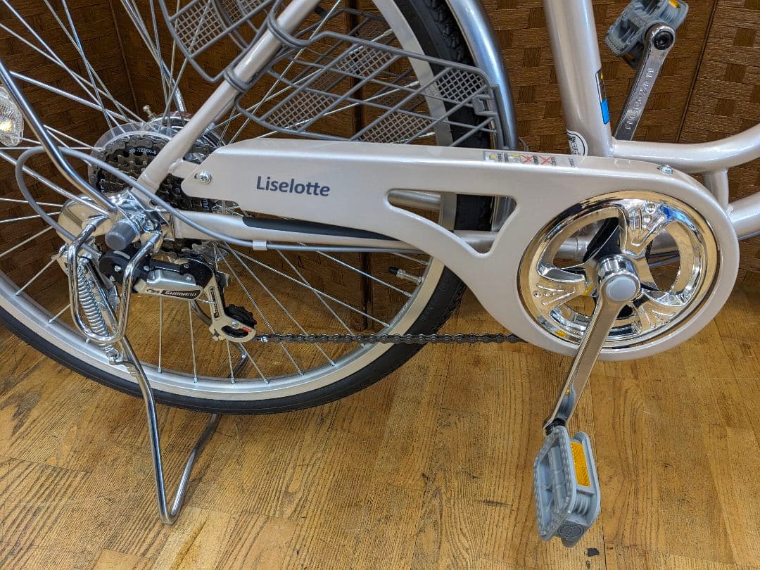 U081 美品　普通自転車　２４インチ　6段変速