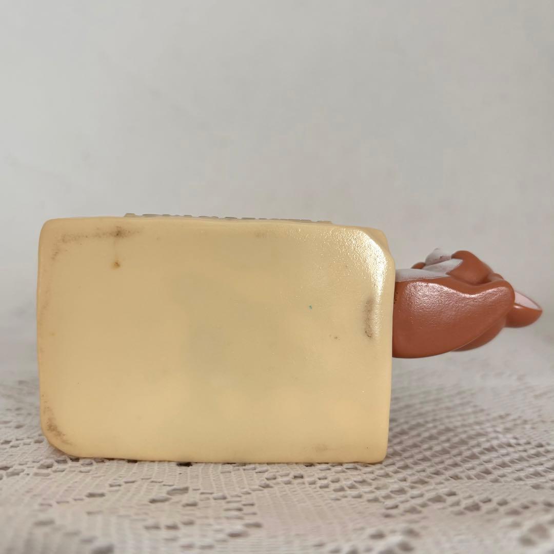 昭和レトロ 十六銀行Tom&Jerry創立110周年ソフビ貯金箱非売品フィギュア