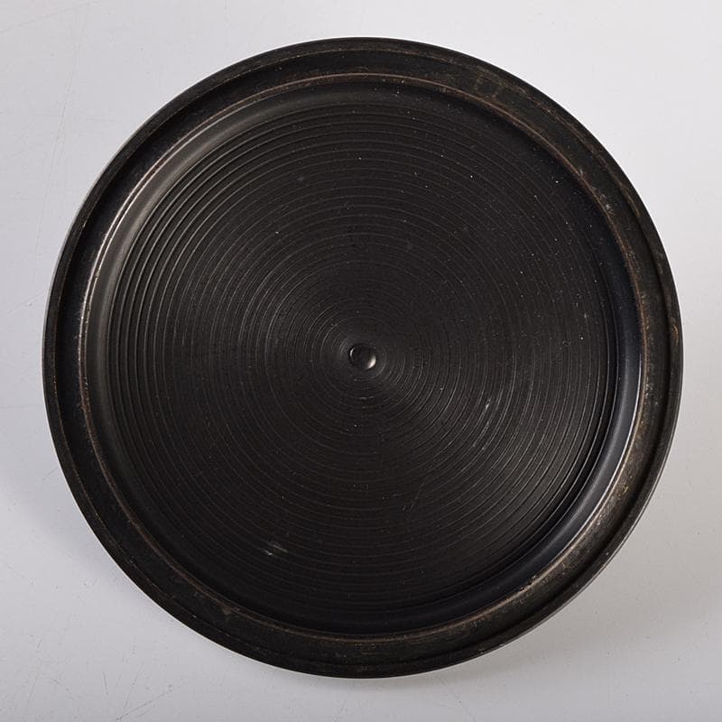 茶道具　人間国宝　釜師　高橋敬典作　唐松地紋　甑口窯　共布共箱　V　R8702B