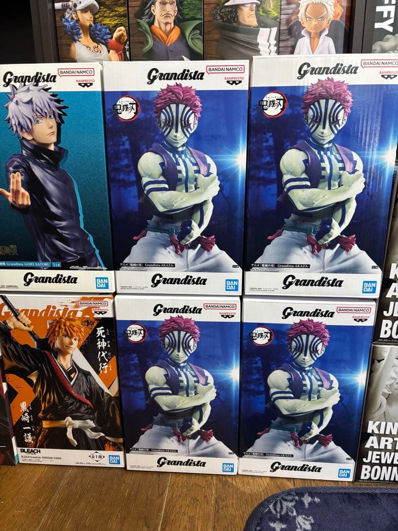 Grandista 猗窩座4体　黒崎一護　五条悟　おまけにルフィ付　最終値下げ