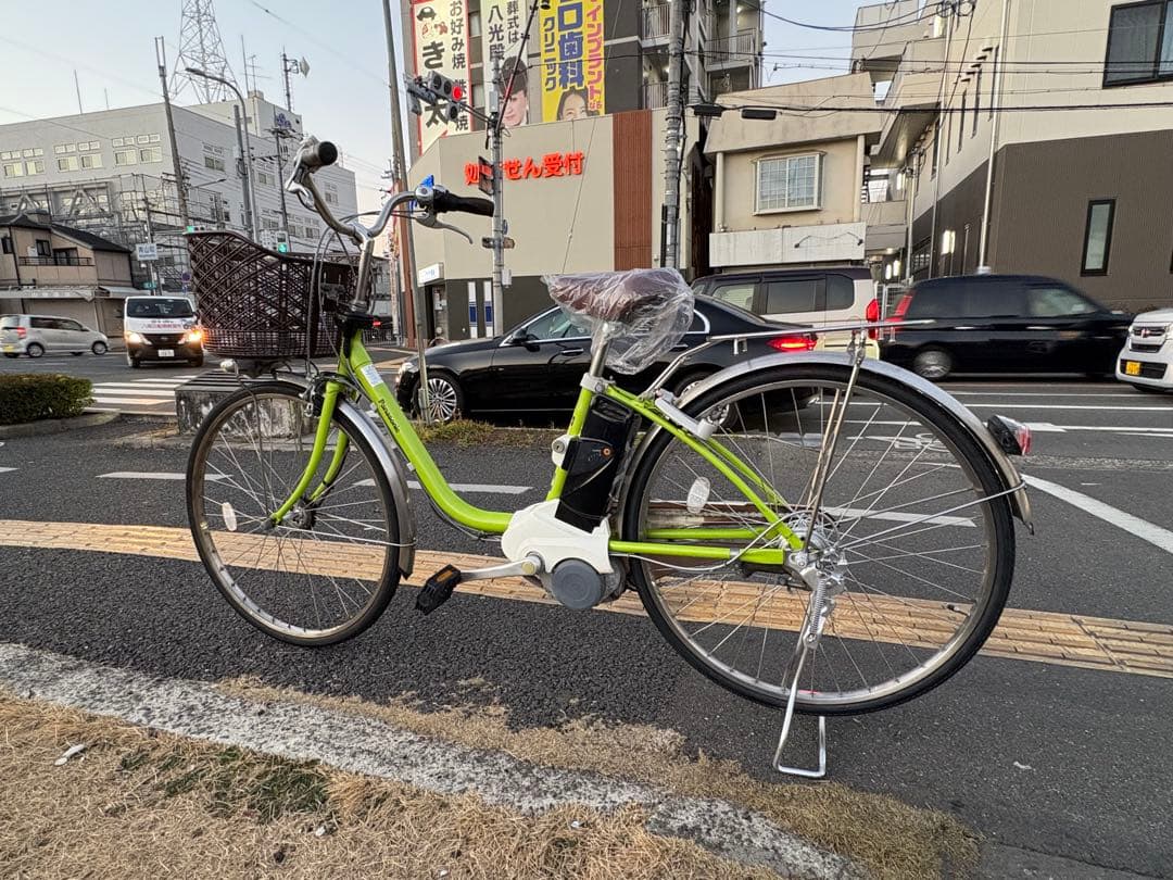 中古Panasonic電動アシスト自転車　8.9Ah4点灯　大阪　091番