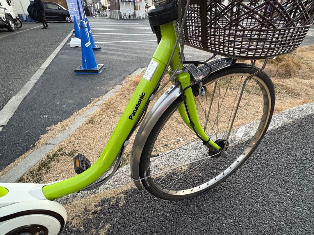 中古Panasonic電動アシスト自転車　8.9Ah4点灯　大阪　091番