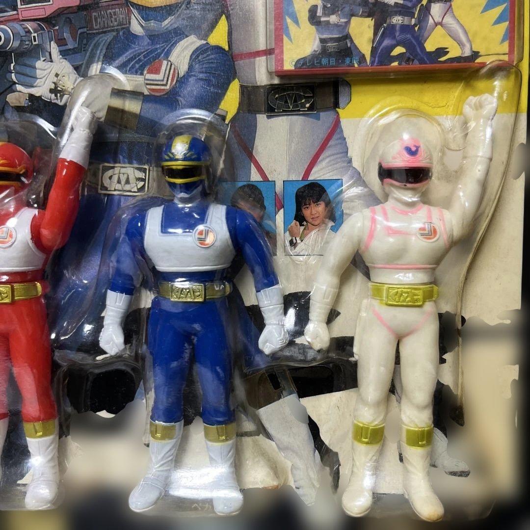 ⚠️未開封デッドストック　電撃戦隊チェンジマン　チェンジファイブセット　当時物