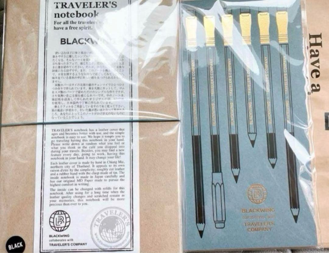 【新品未使用】トラベラーズノート BLACKWING 黒