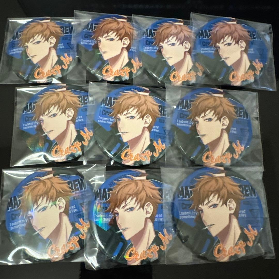 ヒプノシスマイク ヒプマイ 毒島メイソン理鶯 缶バッジ Base